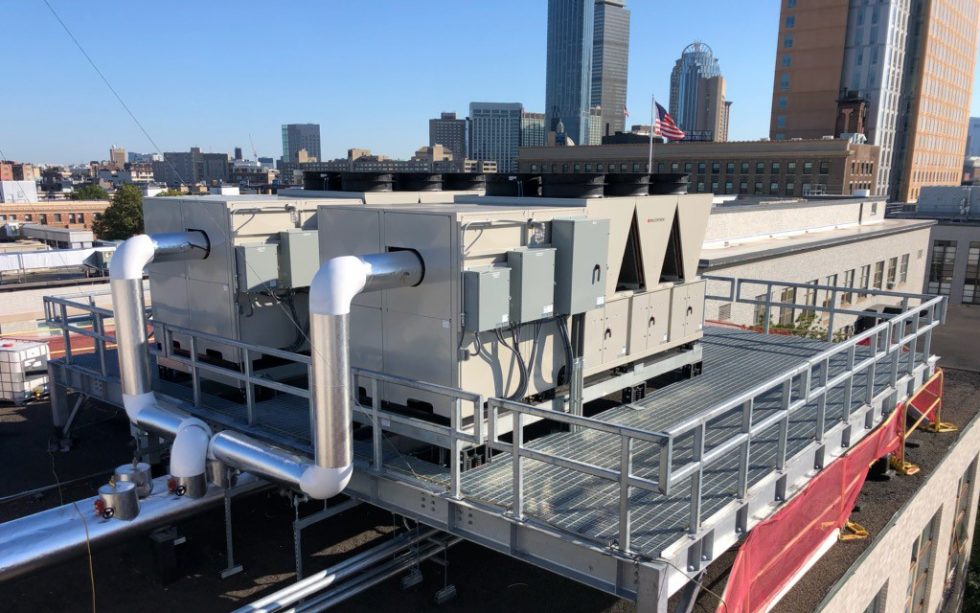 Rooftop Chillers at NEU Corporate Mechanical of New England, LLC