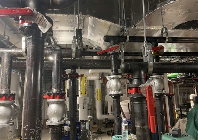 Condenser water project at Harvard
