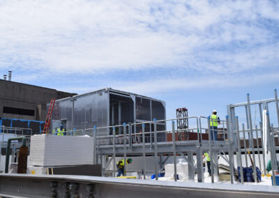 Boston University Goldman Dental School rooftop HVAC